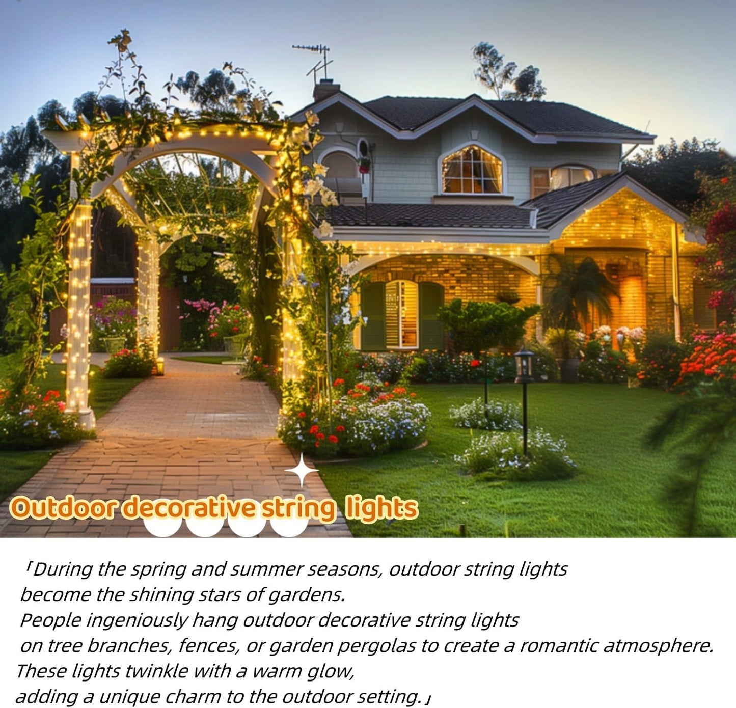 168FT 600 LED String Lights Outdoor Indoor Christmas String Lights Plug in Warm White Tree Lights for outside Bedroom Wedding Party Holiday Classroom Decorations