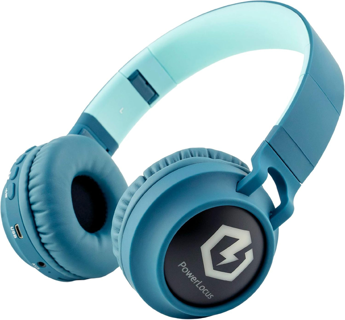 Kids Headphones Wireless, Bluetooth Headphones for Kids over Ear, LED Lights, 85Db Safe Volume Limit, Foldable, Micro SD Mode, Built-In and Line-In Microphone for Phones,Tablets,Laptop