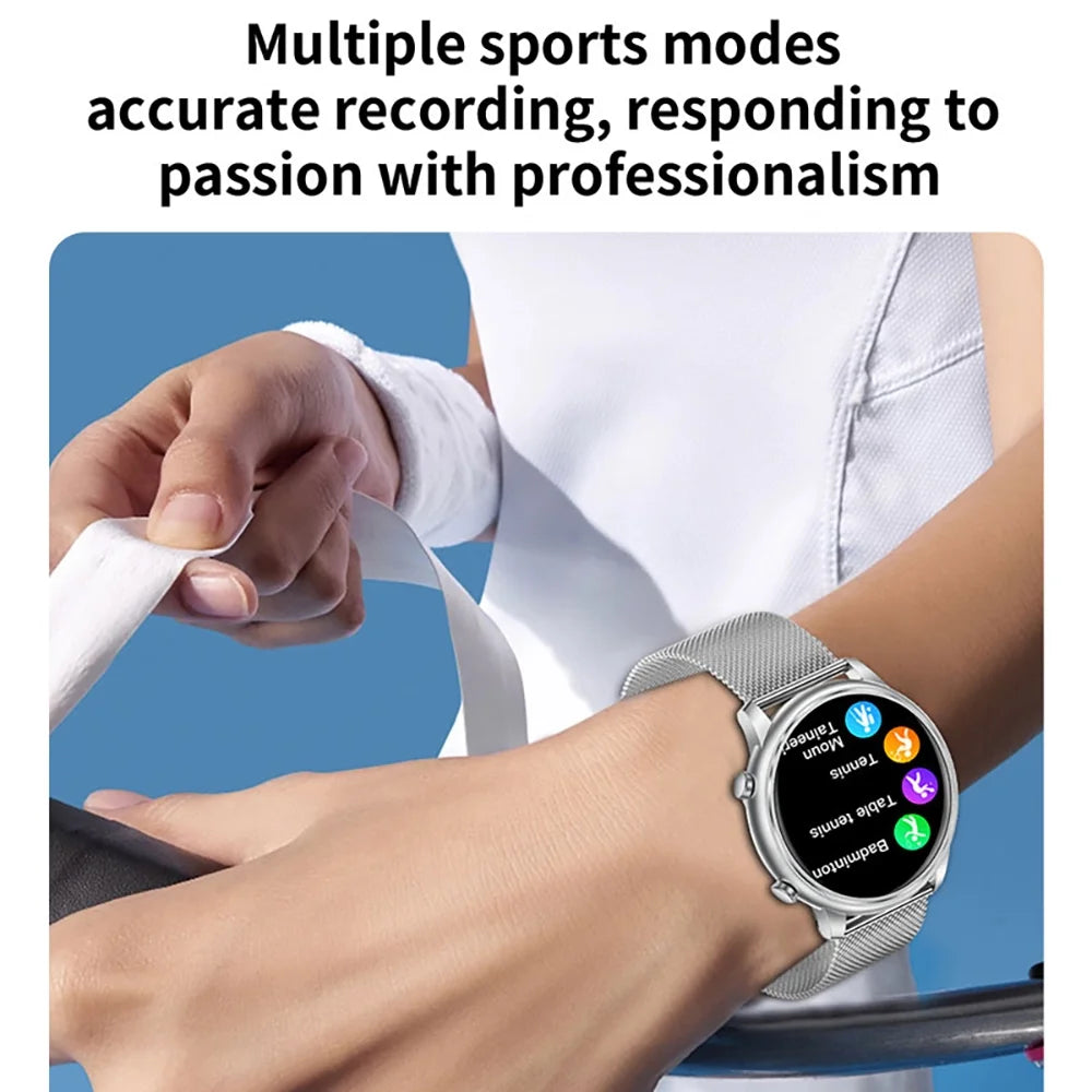 Smartwatch Fits for Android and Iphone, 1.39-Inch Fitness Tracker with Bluetooth (Answer/Make Calls) for Men and Women, Alloy Black