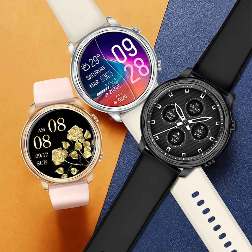 Smartwatch Fits for Android and Iphone, 1.39-Inch Fitness Tracker with Bluetooth (Answer/Make Calls) for Men and Women, Alloy Black